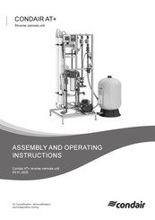 Condair AT+ Assembly And Operating Instruction
