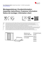 Rauch AG525.0MD5.60 Assembly Instructions Manual