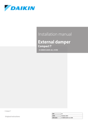 Daikin Compact T Installation Manual