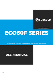 Subcold ECO60F Series User Manual
