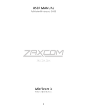 Zaxcom MicPlexer 3 User Manual