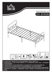 HOMCOM 831-875V00 Operation Instructions Manual