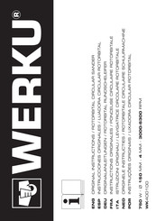 WERKU WK400100 Original Instructions Manual