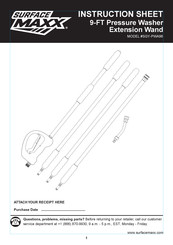 SurfaceMaxx 2637678 Instruction Sheet