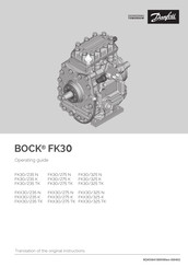 Danfoss BOCK FK30/235 TK Operating Manual