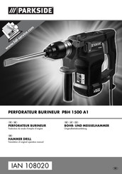 Parkside 108020 Translation Of Original Operation Manual