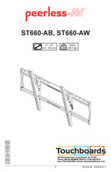 peerless-AV ST660-AW Instructions Manual
