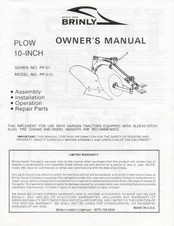 Brinly PP-51 Series Owner's Manual