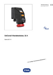 Stahl SolConeX 8571/11 Series Manual