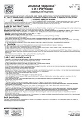 grow 'n up All About Happiness 2051-02 Assembly Instructions Manual