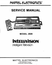Mattel Electronics Intellivision 2609 Service Manual