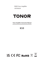 TONOR K10 Instruction Manual