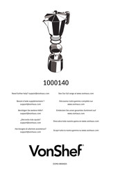 VonShef 1000140 Manual