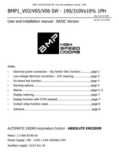 BMP BMP1 V05 SW User And Installation Manual