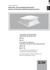 Helios LK-F 15 Installation And Operating Instructions Manual