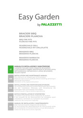 Palazzetti Easy Garden APOLLO 60 Installation And Maintenance Manual