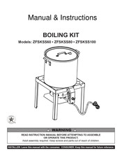 LOCO COOKERS ZFSKSS80 Instruction Manual