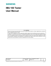 Siemens IMU 100 User Manual
