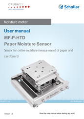 Schaller MF-P-HTD User Manual