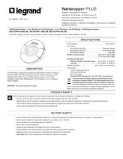 LEGRAND Wattstopper PLUS EN-SCPPH-HB-ZB Manual