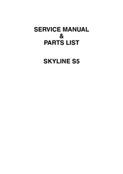 Strima SKYLINE S5 Manual