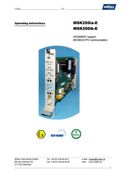 Mutec MSK200ib-TE-SIL Operating Instructions Manual