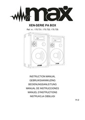 Max 170.731 Instruction Manual