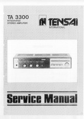 Tensai TA 3300 Service Manual