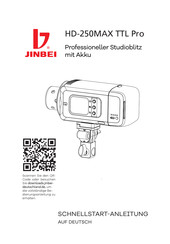 Jinbei HD-250MAX TTL Pro Manual