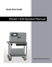 Thunder Scientific 1220 Quick Start Manual