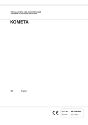 Necta KOMETA Installation - Use - Maintenance