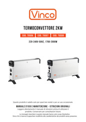 Vinco 70507 Use And Maintenance Manual