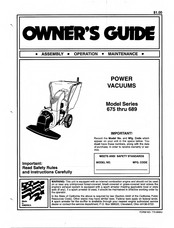 MTD 675 Series Owner's Manual