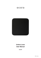 Acaia Umbra Lunar User Manual