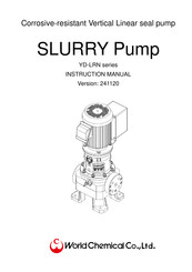 World Chemical YD-2502LRN3 Instruction Manual