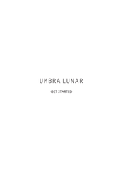 Acaia UMBRA LUNAR Get Started
