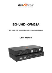 BZBGEAR BG-UHD-KVM21A User Manual