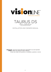 visionLINE TAURUS DS Installation And Owner's Manual