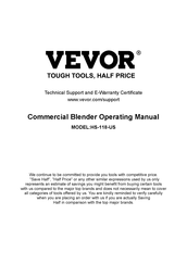 VEVOR HS-118-US Operating Manual