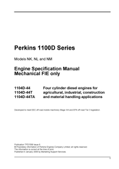 Perkins 1100D Series Manual