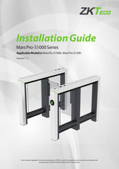 Zkteco Mars Pro-S1000 Series Installation Manual