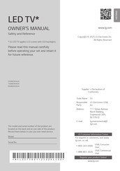 LG 65QNED92AUA Owner's Manual