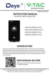 V-TAC Deye SUN-3.6K-SG03LP1-EU Instruction Manual