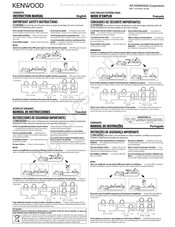 Kenwood KFC-W2516PS Instruction Manual