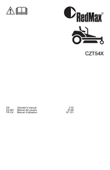 RedMax CZT54X Operator's Manual