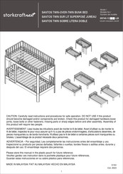 Storkcraft next SANTOS 09740-1251 Manual