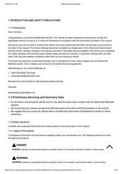 Mahindra BOLERO ZLX 2025 Owner's Manual
