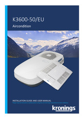kronings K3600-50/EU Installation Manual And User's Manual