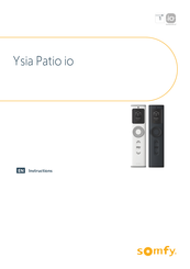 SOMFY Ysia Patio io Instructions Manual