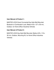 Masterlock 5441EURD Instructions Manual